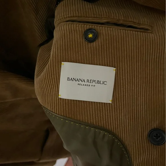 Banana Republic Como Corduroy Suit Vicuna Brown - Picture 3 of 9